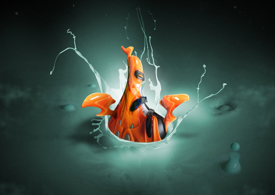 Return of the legendary orange Blob by Alex van Daalen + 